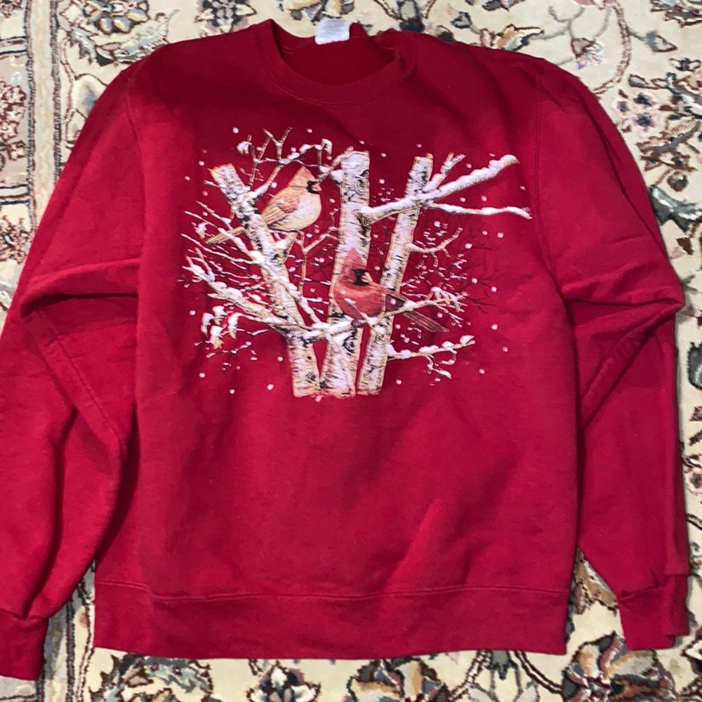Red sweater size s